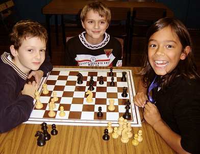 Schach-Jugend in Aktion