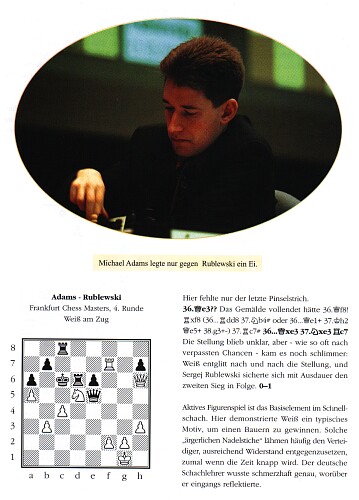 Frankfurt Chess Classic 2000: Das Buch