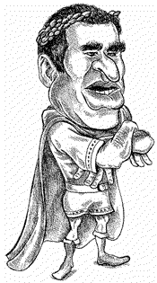 Karikatur Garri Kasparow