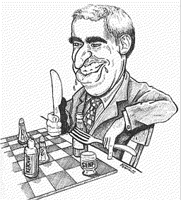 Karikatur Garri Kasparow